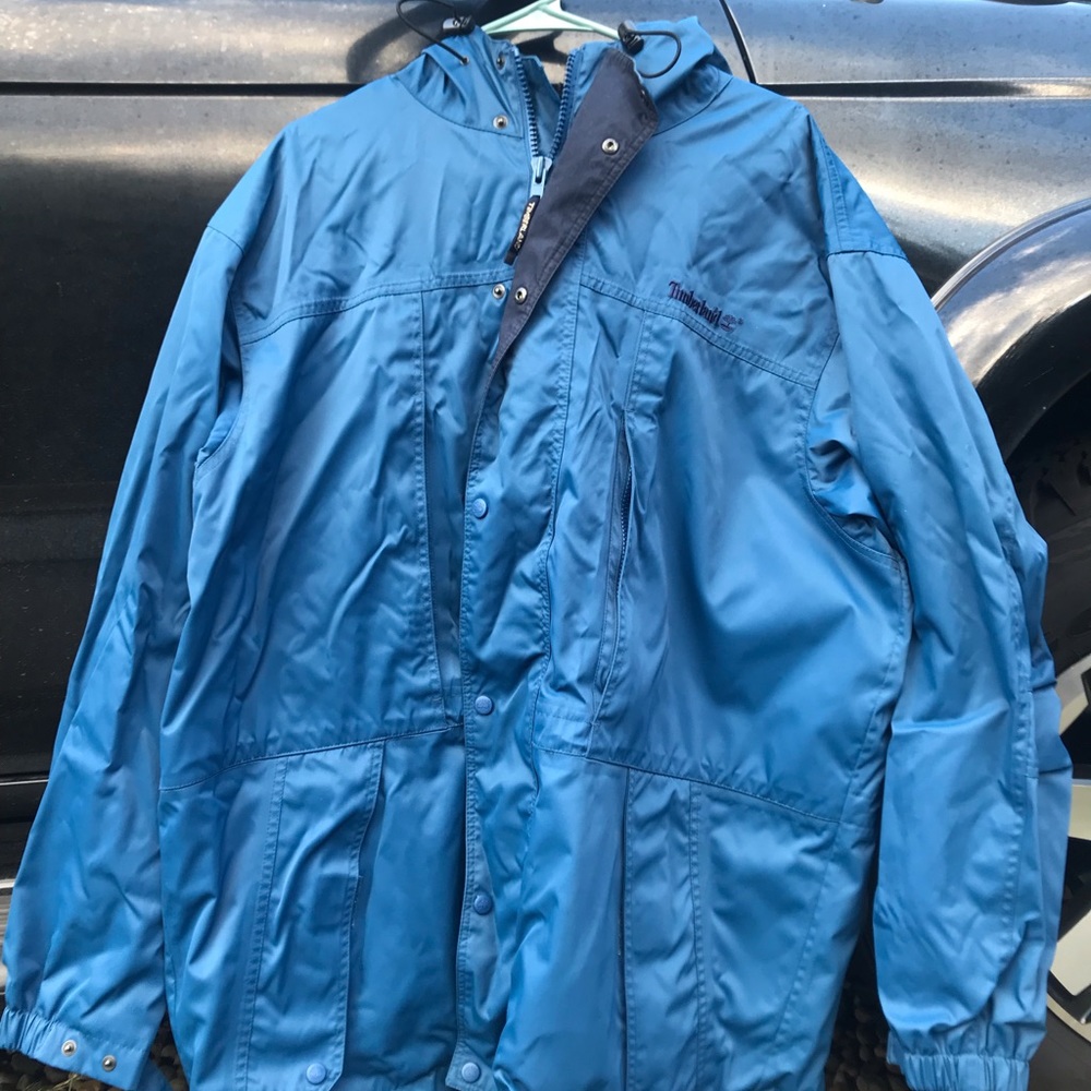 Vintage timberland weather gear rain jacket